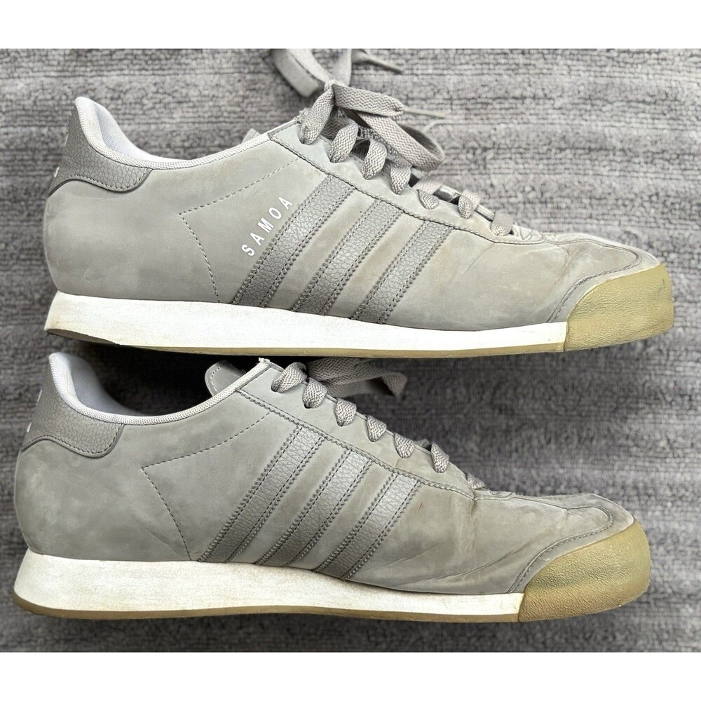 Adidas Samoa Gray Suede White Gum Men’s Size 12